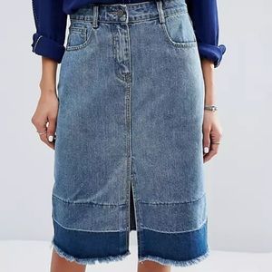 Current Air Denim Skirt